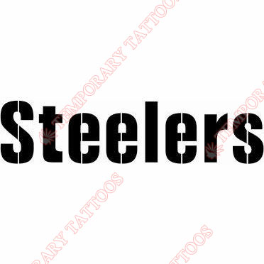 Pittsburgh Steelers Customize Temporary Tattoos Stickers NO.682